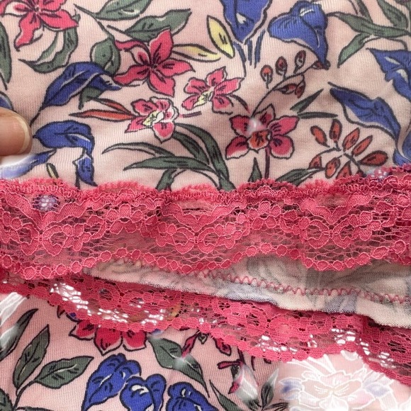 Honeydew Floral Pajama Set Tank Top Shorts Small S Excellent Condition - Picture 7 of 14